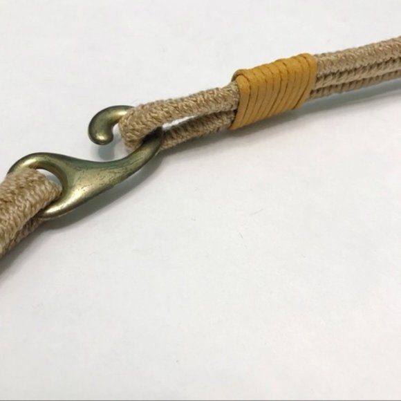 vintage | artisan copper charm boho statement rope belt
